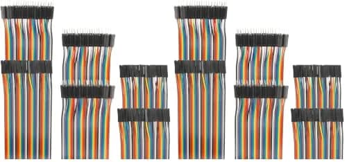 EDGELEC 120pcs 20cm Male to Female Breadboard Jumper Wires Kit - Assorted Colors (Pack of 2) thumbnail 1