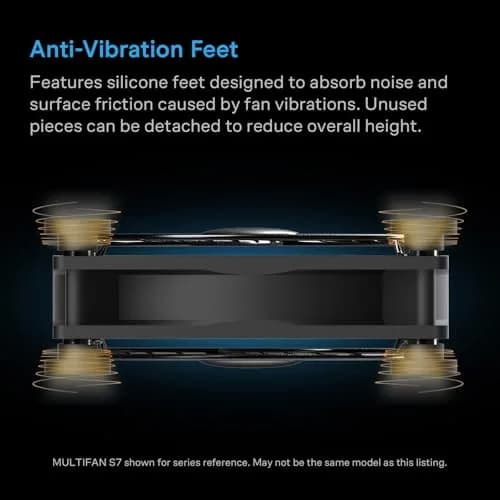 AC Infinity MULTIFAN S5 Dual 80mm USB Cooling Fans (Pack of 4) | 52 CFM, 18 dBA, UL-Certified thumbnail 5