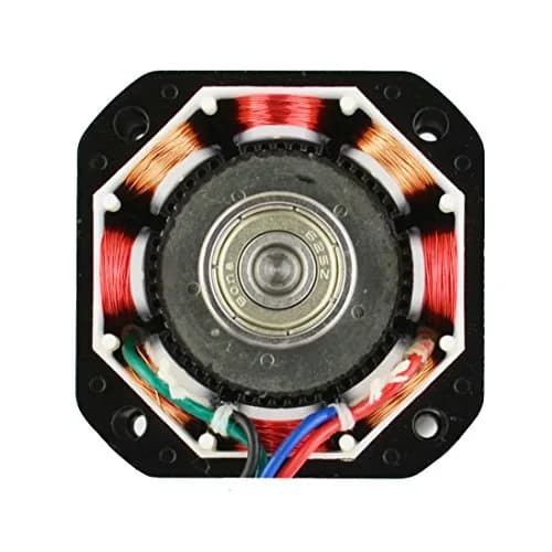 STEPPERONLINE Nema 17 Stepper Motor Bipolar 2A 59Ncm (83.6oz.in) 48mm Body 4-Lead 1m Cable Pack of 2 | High Torque for 3D Printers & CNC thumbnail 4