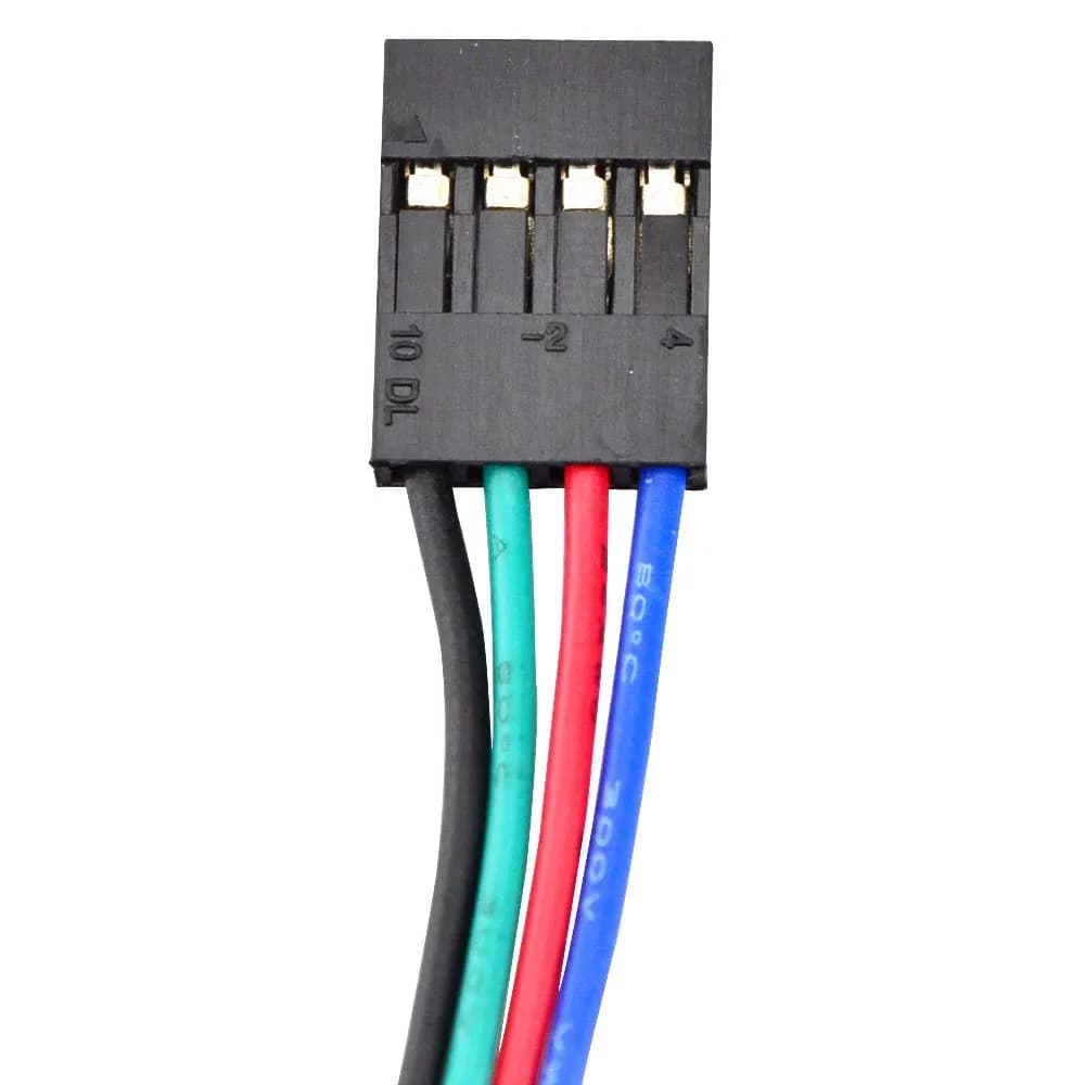 STEPPERONLINE Nema 17 Stepper Motor Bipolar 2A 59Ncm (83.6oz.in) 48mm Body 4-Lead 1m Cable Pack of 2 | High Torque for 3D Printers & CNC - view 5