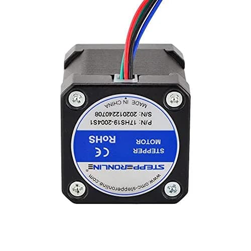 STEPPERONLINE Nema 17 Stepper Motor Bipolar 2A 59Ncm (83.6oz.in) 48mm Body 4-Lead 1m Cable Pack of 2 | High Torque for 3D Printers & CNC thumbnail 6