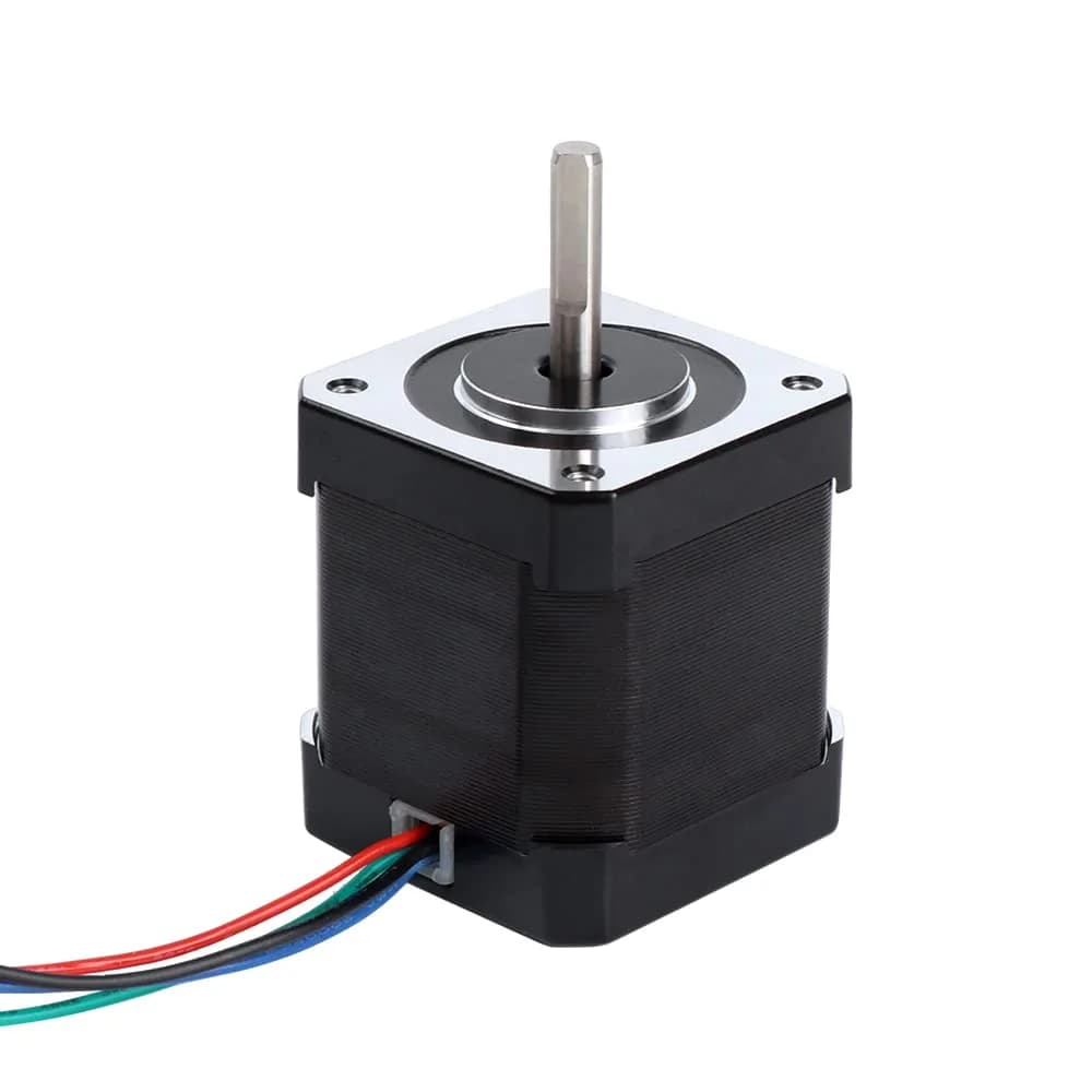 STEPPERONLINE Nema 17 Stepper Motor Bipolar 2A 59Ncm (83.6oz.in) 48mm Body 4-Lead 1m Cable Pack of 2 | High Torque for 3D Printers & CNC - view 2