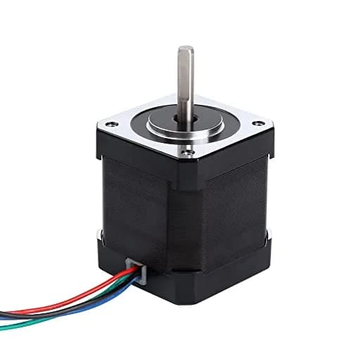 STEPPERONLINE Nema 17 Stepper Motor Bipolar 2A 59Ncm (83.6oz.in) 48mm Body 4-Lead 1m Cable Pack of 2 | High Torque for 3D Printers & CNC thumbnail 2