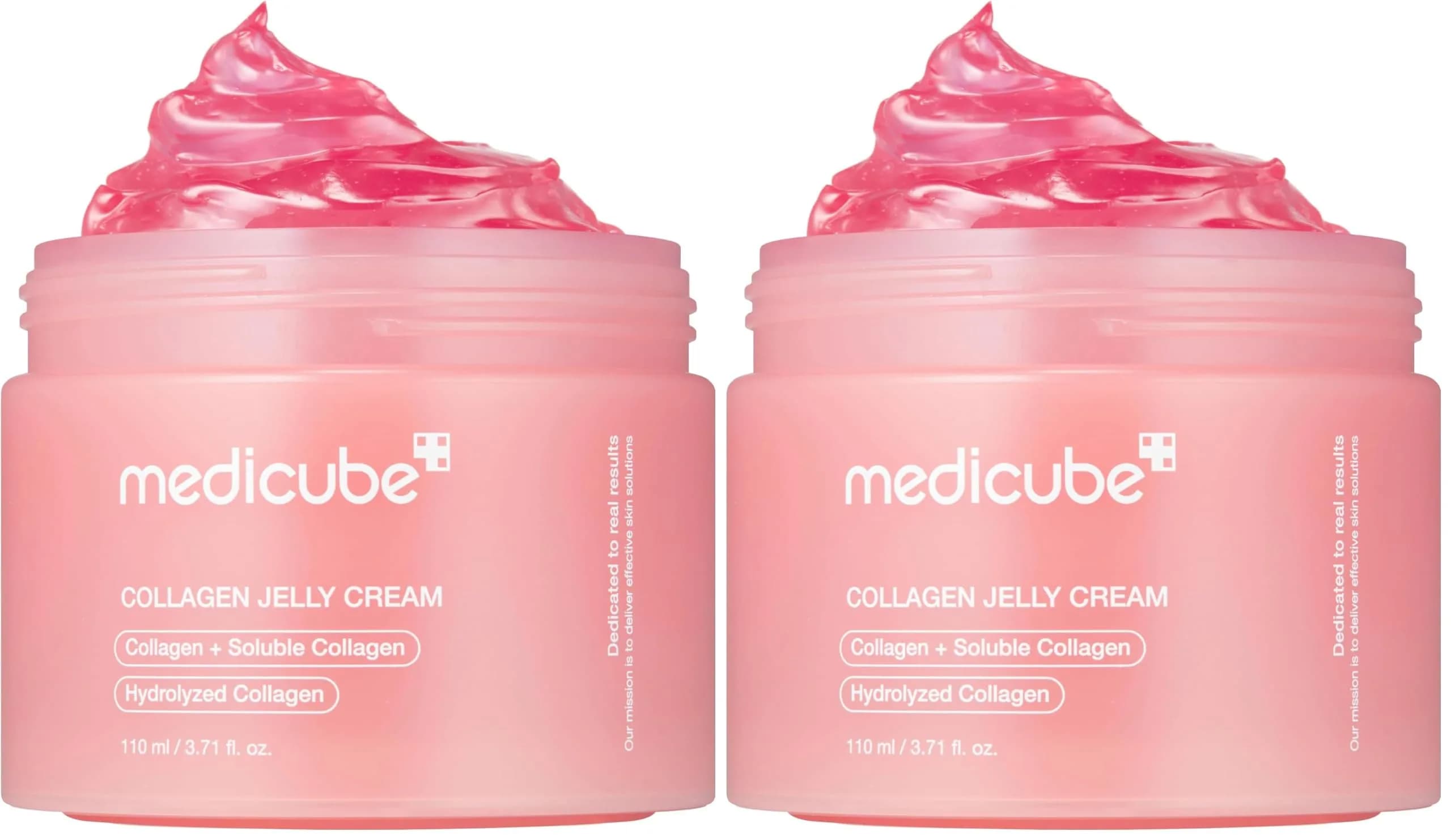 medicube Jelly Cream with Collagen & Niacinamide 220ml (7.42 Fl Oz) | Korean Skincare for 24H Glow & Firmer Skin — Collagen