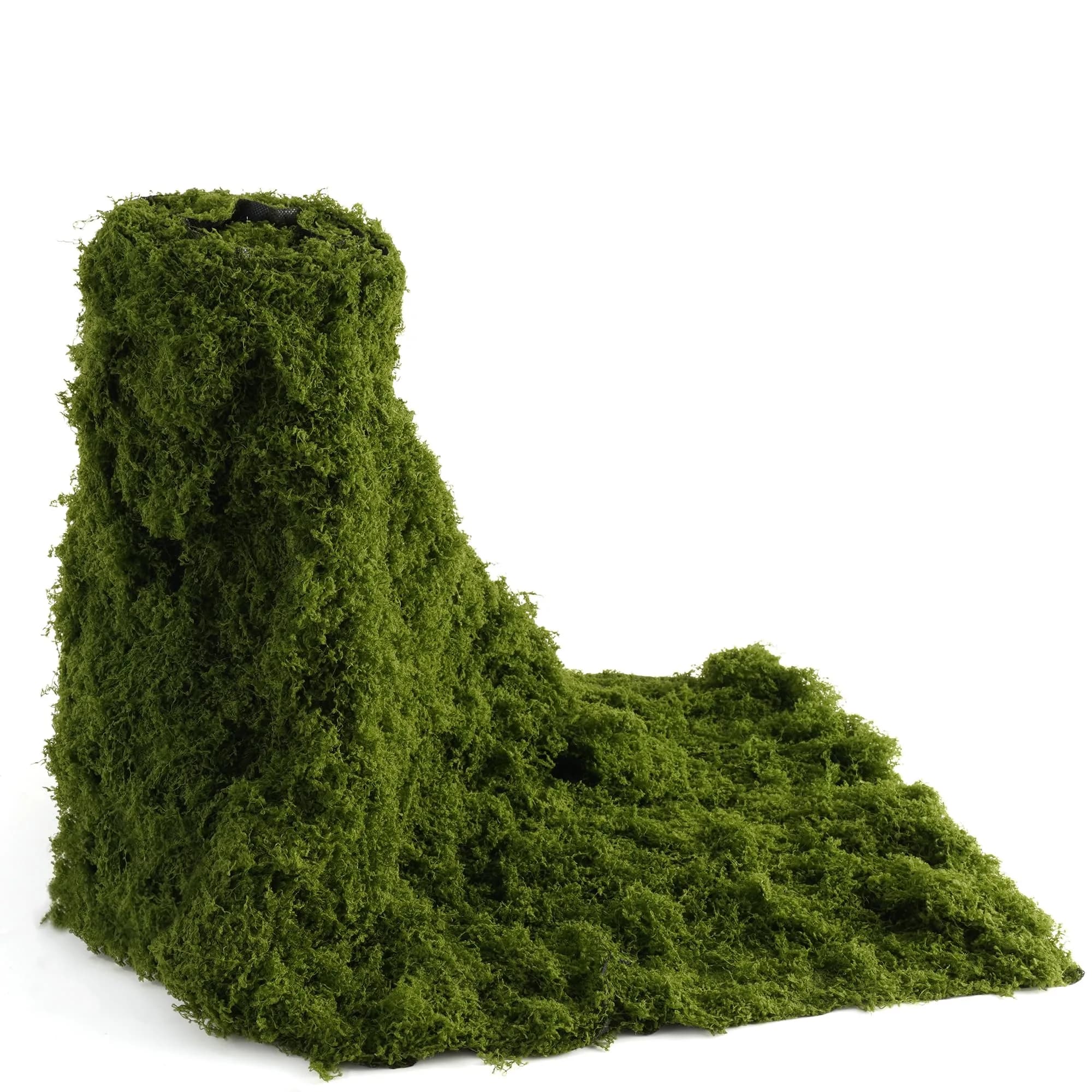 BYHER Green Artificial Moss Mat 30cm x 180cm (12" x 71") | Realistic Cloud Soft Feel for Crafts & Decor - main product image