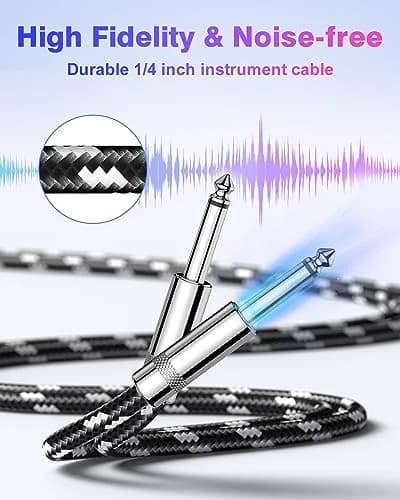 New Bee Guitar Cable 20 ft (6.1 m) | Low Noise High Fidelity thumbnail 5