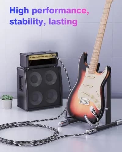 New Bee Guitar Cable 20 ft (6.1 m) | Low Noise High Fidelity thumbnail 6