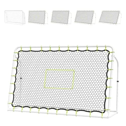 NAIZEA 2 in 1 Soccer Rebounder Net & Soccer Goal | Adjustable Angles for Skill & Multi-Sport Training thumbnail 1