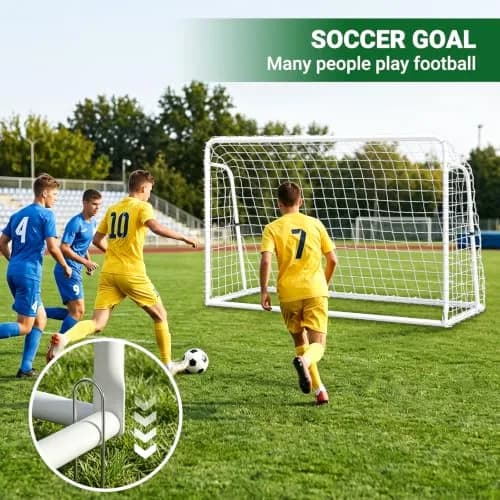 NAIZEA 2 in 1 Soccer Rebounder Net & Soccer Goal | Adjustable Angles for Skill & Multi-Sport Training thumbnail 5