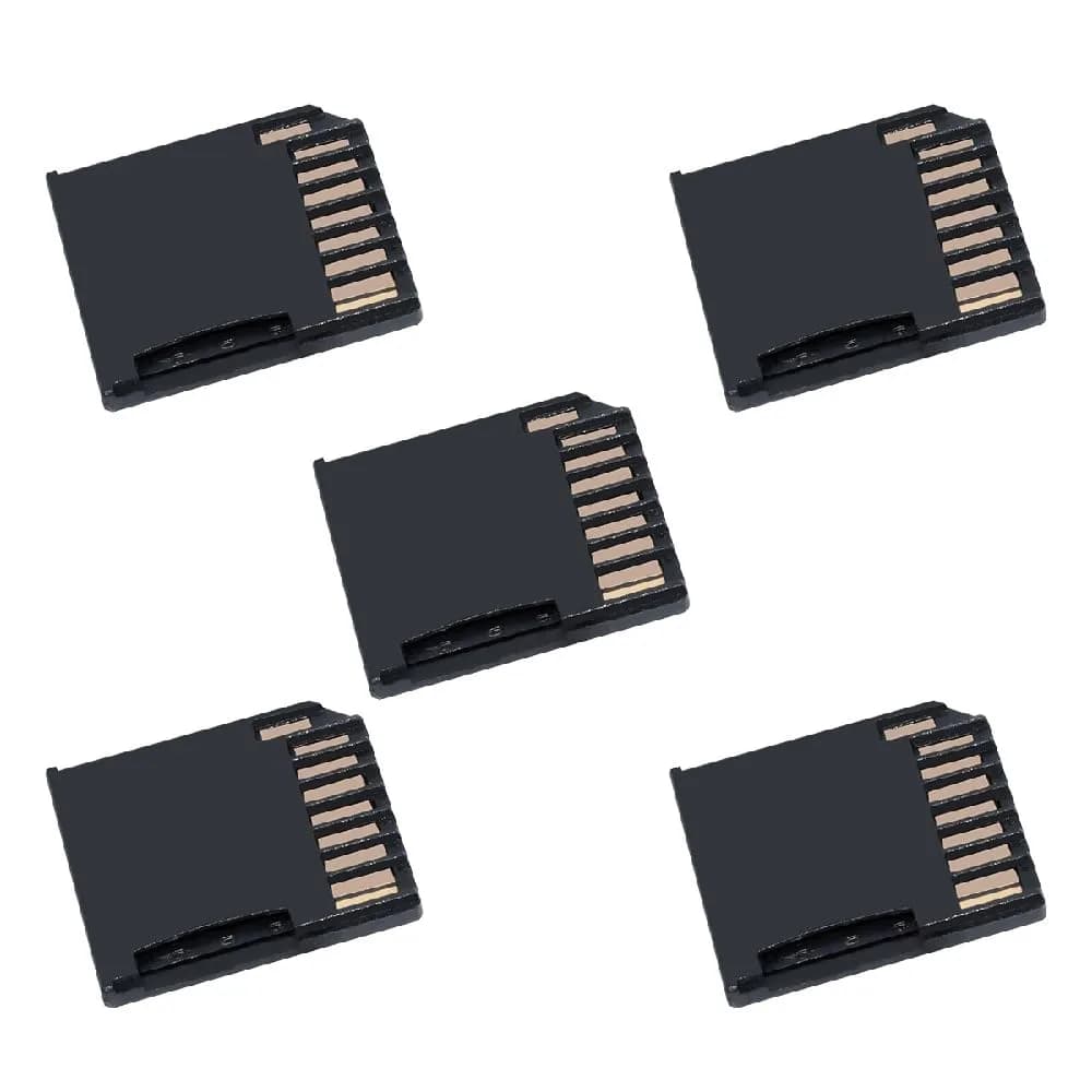 cablecc Low Profile SD Card Adapter 50cm (20mm) | 5-Pack Black for Mac Laptops with 512GB Micro SD Support - main product image