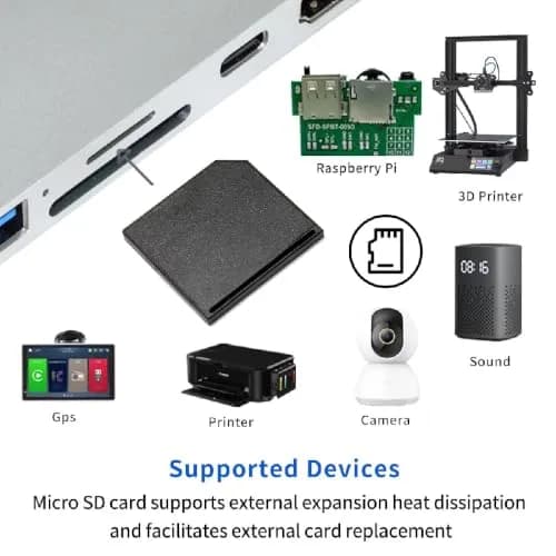 cablecc Micro SD to SD Card Adapter | Low Profile Short Body for Mac Laptops, 512GB Max Capacity thumbnail 9