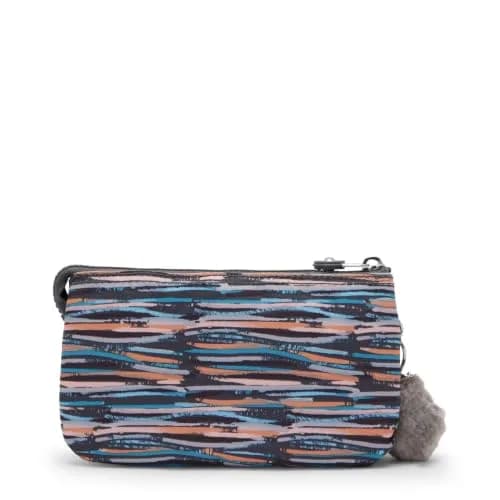 Kipling Creativity L Pouch, Lightweight Large Organizer Case with Zip Closure & Multiple Compartments - Mineral Stripes thumbnail 3