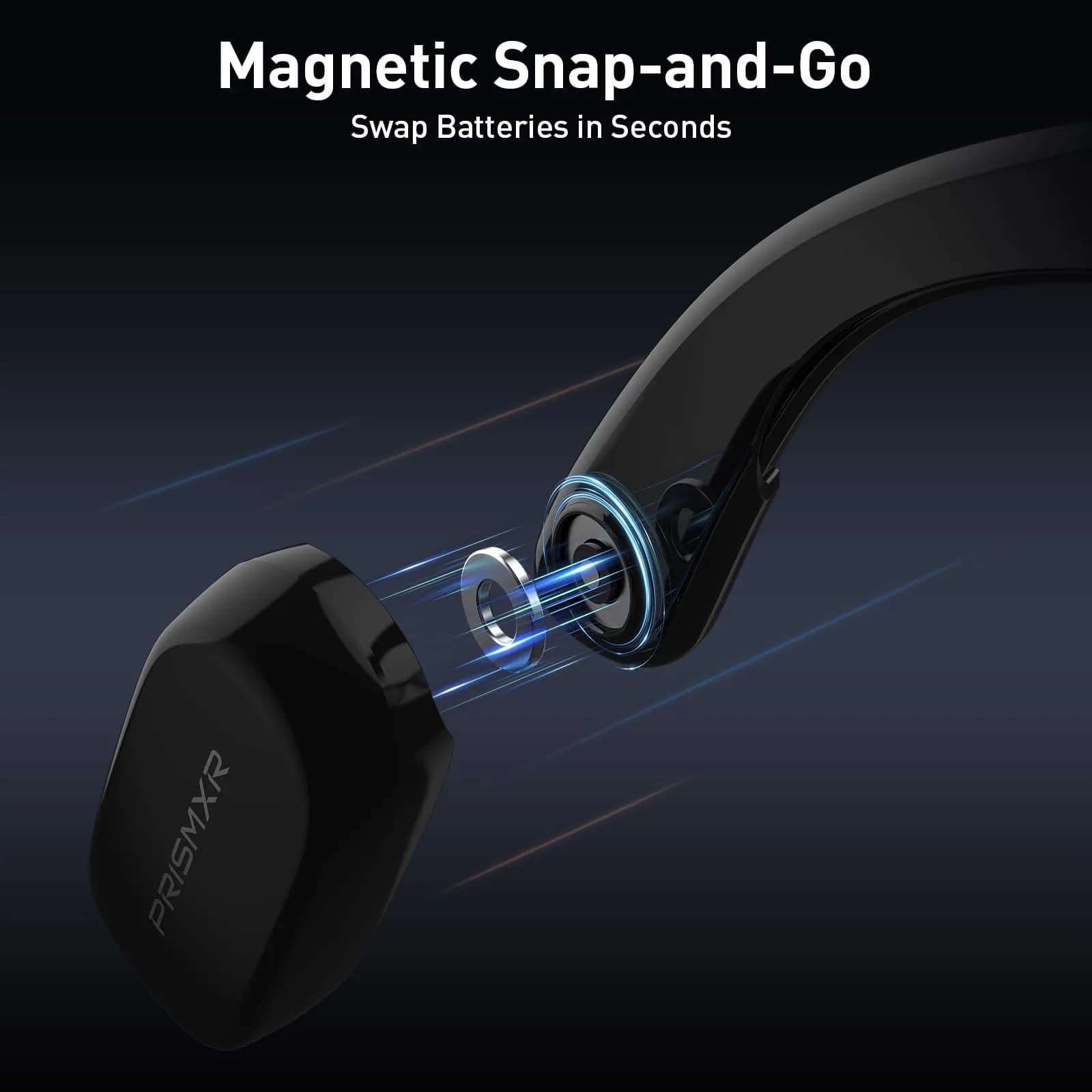 PRISMXR Carina C2 Wearable Battery Pack with Magnetic Charging Cable | Ergonomic Wearable Computer - view 2