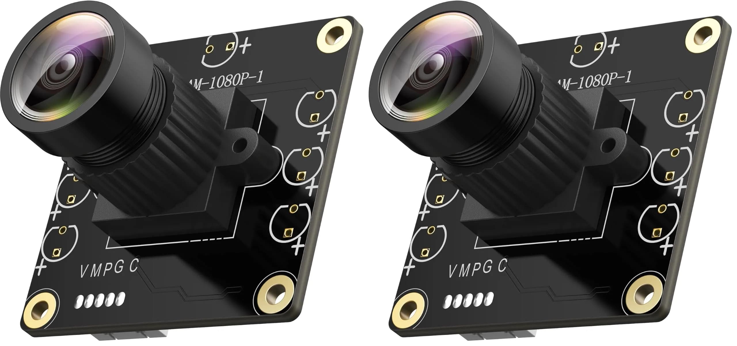 innomaker 1080P USB 2.0 UVC Camera Module (Pack of 2) | 130° Wide Angle, Plug & Play for SBCs