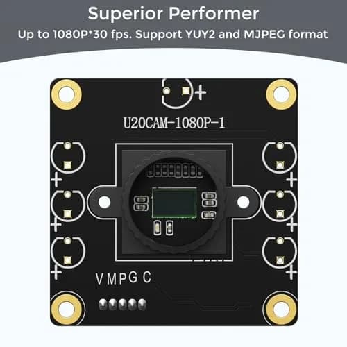 innomaker 1080P USB 2.0 UVC Camera Module (Pack of 2) | 130° Wide Angle, Plug & Play for SBCs thumbnail 5