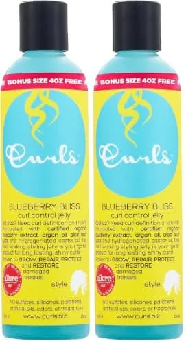 Curls Blueberry Bliss Control Jelly 24 fl oz (710 ml) | Define & Defrizz for Wavy, Curly, Coily Hair thumbnail 1