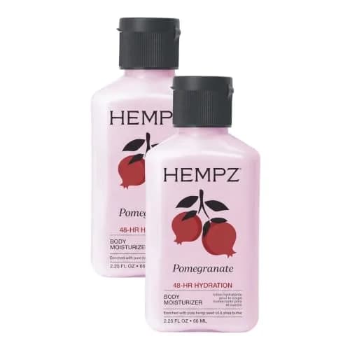 Hempz Pomegranate Herbal Body Moisturizer 2.25 oz | Paraben-Free, Anti-Aging, Hydrating Cream for All Skin Types thumbnail 1