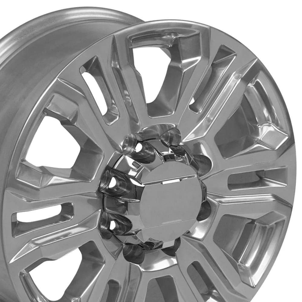 OE Wheels CV70B 20x8.5 Polished Rim | 8x180 Bolt Pattern, 47ET Offset, Aluminum thumbnail 5