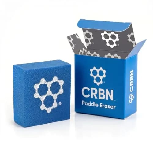 CRBN Pickleball Paddle Eraser Blue 1-Pack | Cleans Carbon Fiber Paddles thumbnail 1
