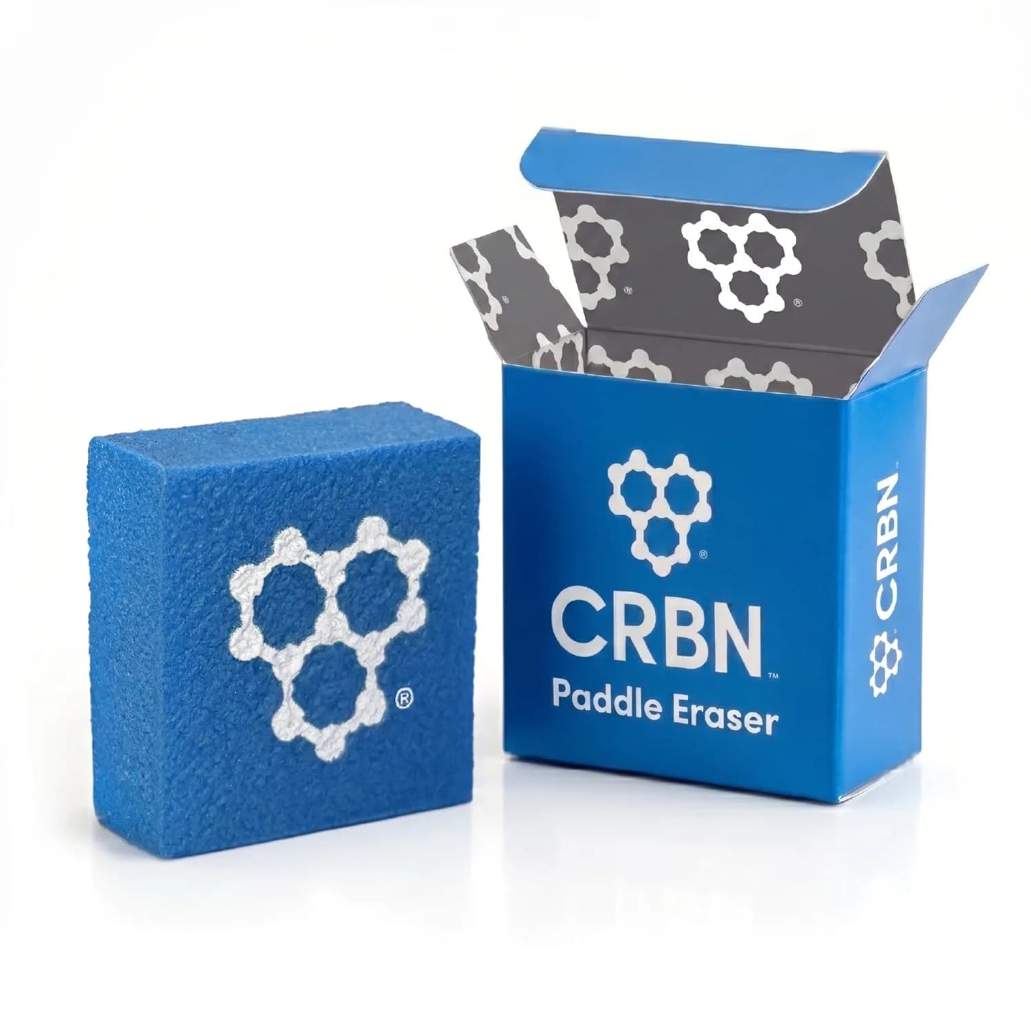 CRBN Pickleball Paddle Eraser Blue 1-Pack | Cleans Carbon Fiber Paddles - main product image
