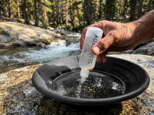 Sluice Fox Gold Panning Kit with 12" Pocket Sluice & 2 Gold Pans - Black | Prospecting Equipment for Gold thumbnail 8