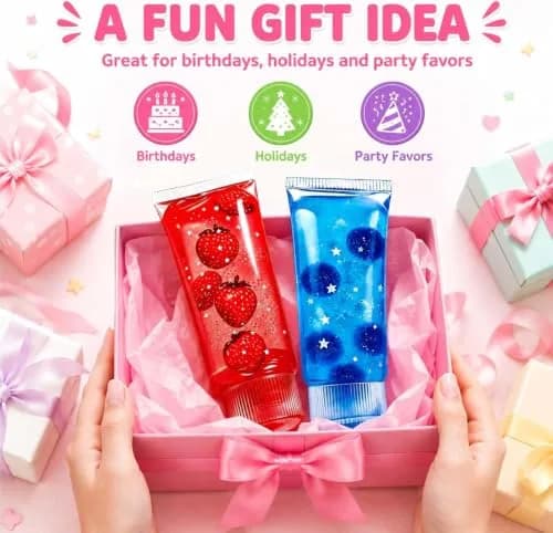 Momorapho Toothpaste Squishy Toy 2 Pack | Slow Rising Squeeze Fidget Toys for Adults Anxiety Stress Relief thumbnail 2