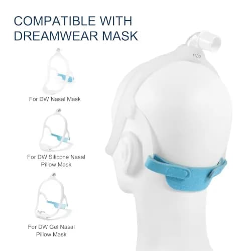 Hecatelly 2 Pack Replacement Headgear Strap for DreamWear Nasal Pillow Mask | Breathable & Adjustable (70-120 chars) thumbnail 2