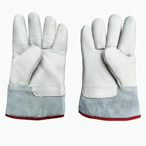 Inf-way White Wrist Length Cryogenic Gloves - 10.5" for Extreme Cold Protection thumbnail 2