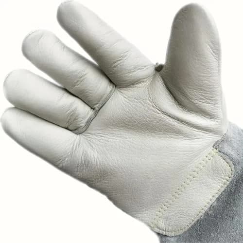 Inf-way White Wrist Length Cryogenic Gloves - 10.5" for Extreme Cold Protection thumbnail 3