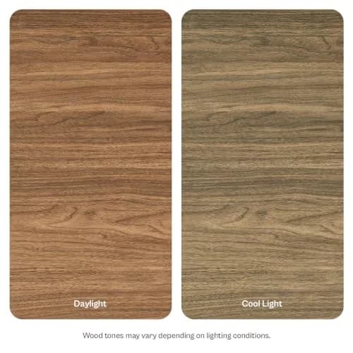 mopio Axis 47" Herringbone Walnut Coffee Table | Industrial Design with Reinforced Metal Legs thumbnail 8