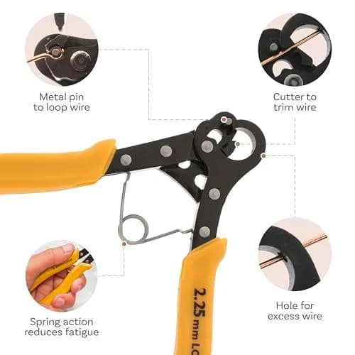 The Beadsmith Original One Step Looper Pliers 2.25 mm (Pack of 2) | Patented Tool for Precise Jewelry Loops thumbnail 5