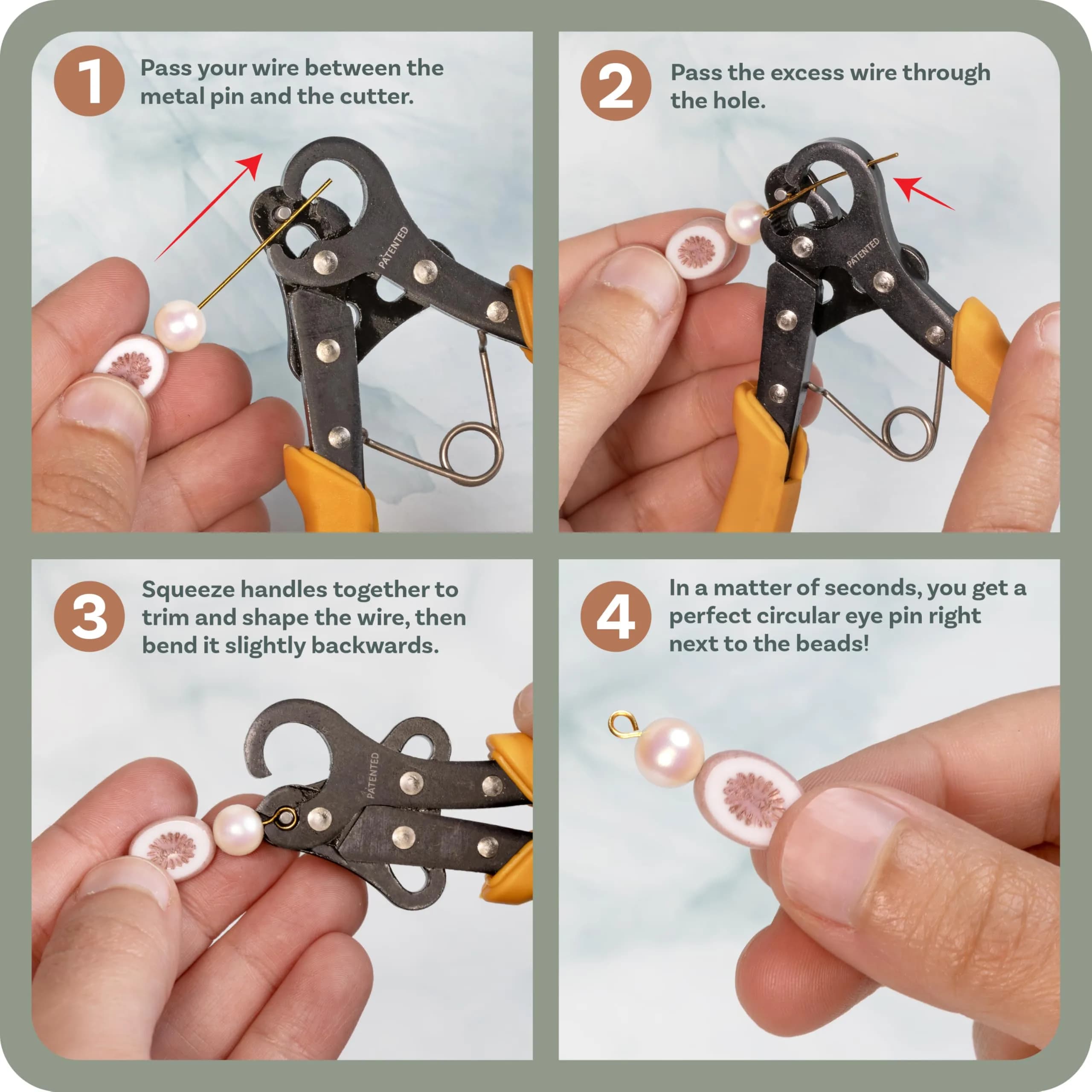 The Beadsmith Original One Step Looper Pliers | 2.25 mm Loop Size | Pack of 2 - view 4