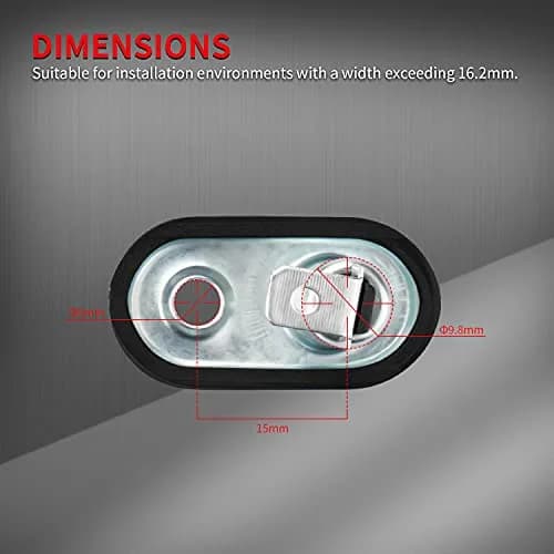 DAIERTEK 3-Pack 12V Door Pin Switch with Rubber Boot | Adjustable Hood Light Switch 20A thumbnail 5