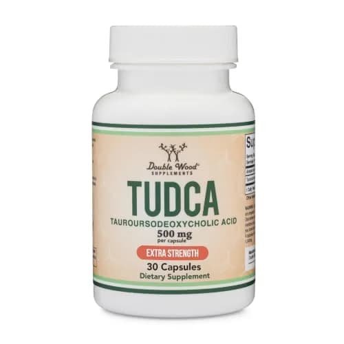 Double Wood Supplements TUDCA Tauroursodeoxycholic Acid 500mg Capsules | Liver Health Support (30 Count) thumbnail 1