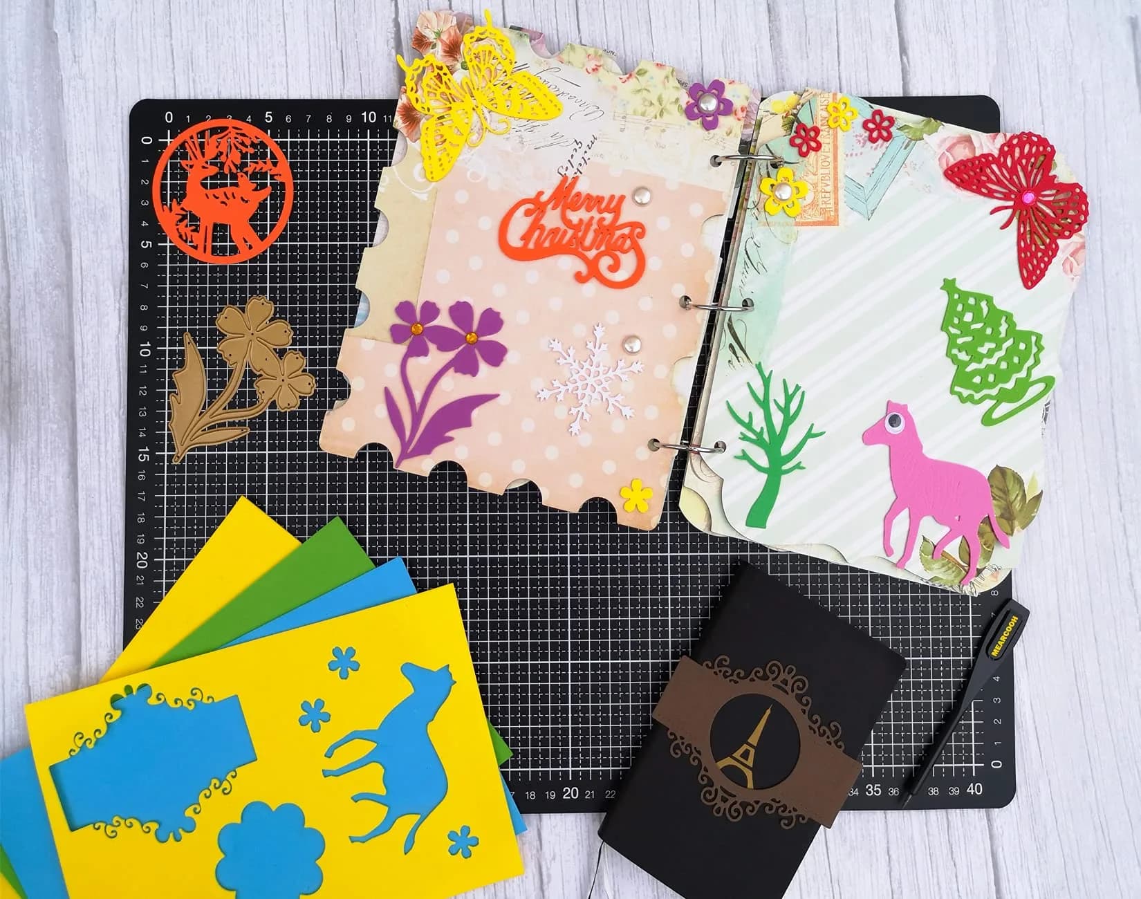 MEARCOOH Craft Foam Sheets 21.5 cm x 14 cm x 1.8 mm | 312 Pack Multi-Color EVA Foam Paper Set for DIY Projects - view 4