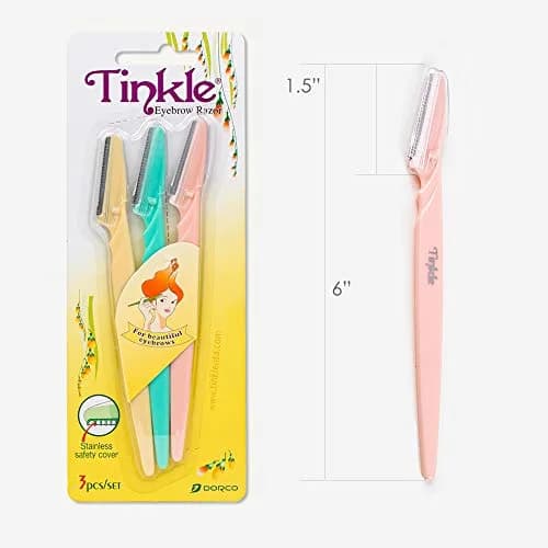 Tinkle Women's Dermaplaning Razor Pack of 72 | Safe & Painless Skin Shaping Tool thumbnail 2
