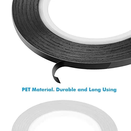 cridoz Black Pinstripe Tape 1/8 inch x 108 ft (Pack of 40 Rolls) | Grid Marking & Organization Tape thumbnail 4