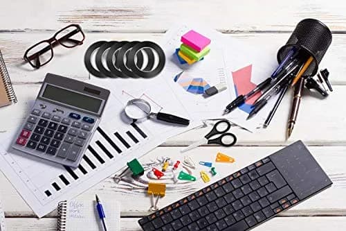 cridoz Black Pinstripe Tape 1/8 inch x 108 ft (Pack of 40 Rolls) | Grid Marking & Organization Tape thumbnail 5