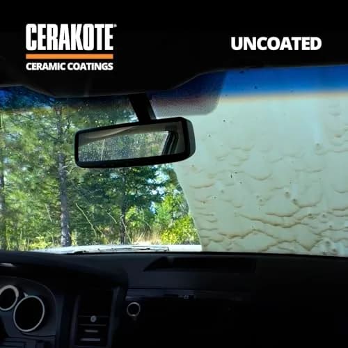 CERAKOTE Ceramic Glass Coat Protectant Pack of 2 | Hydrophobic Windshield Coating for Enhanced Visibility thumbnail 4
