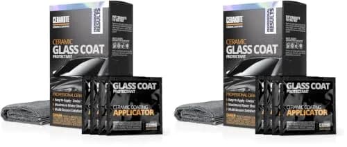 CERAKOTE Ceramic Glass Coat Protectant Pack of 2 | Hydrophobic Windshield Coating for Enhanced Visibility thumbnail 1