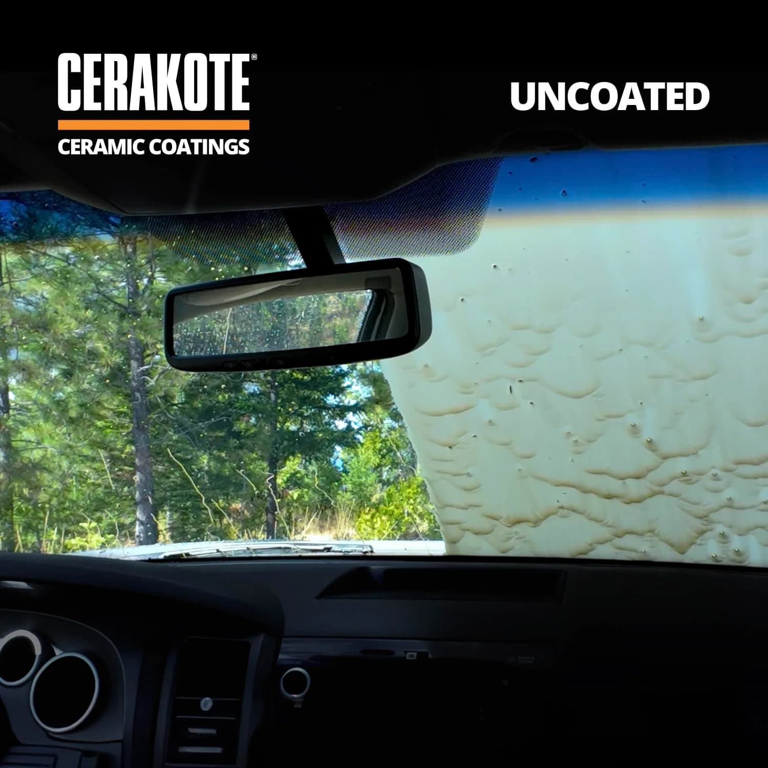 CERAKOTE Ceramic Glass Coat Protectant Pack of 2 | Hydrophobic Windshield Coating for Enhanced Visibility - view 4