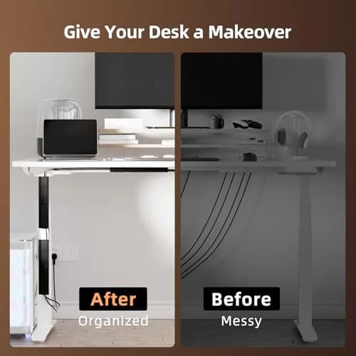 Yecaye 12 Pack Cable Management | No-Drill Adhesive Cord Organizer for Desk & Home Office, Black thumbnail 6
