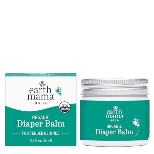 Earth Mama Nipple Butter & Diaper Balm Bundle | Organic Nipple Cream & Skin Salve for Breastfeeding & Postpartum | 8 fl oz (237ml) | Certified Organic by Oregon Tilth thumbnail 2