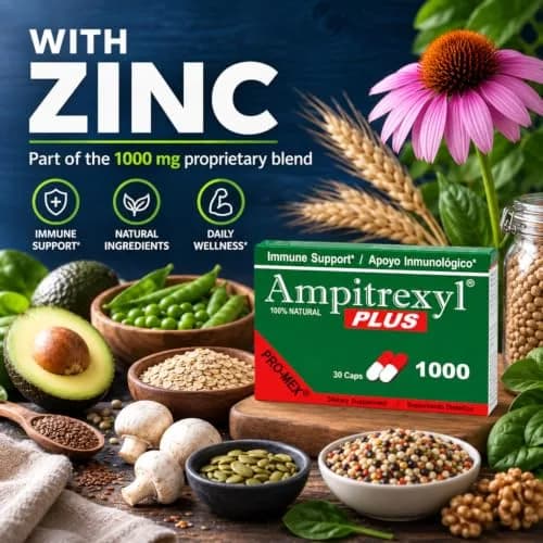 Ampitrexyl Plus Antioxidant Capsules 1000 mg | Immune Support & Wellness (70-120 chars) thumbnail 4