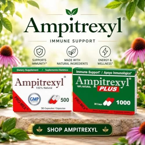 Ampitrexyl Plus Antioxidant Capsules 1000 mg | Immune Support & Wellness (70-120 chars) thumbnail 5