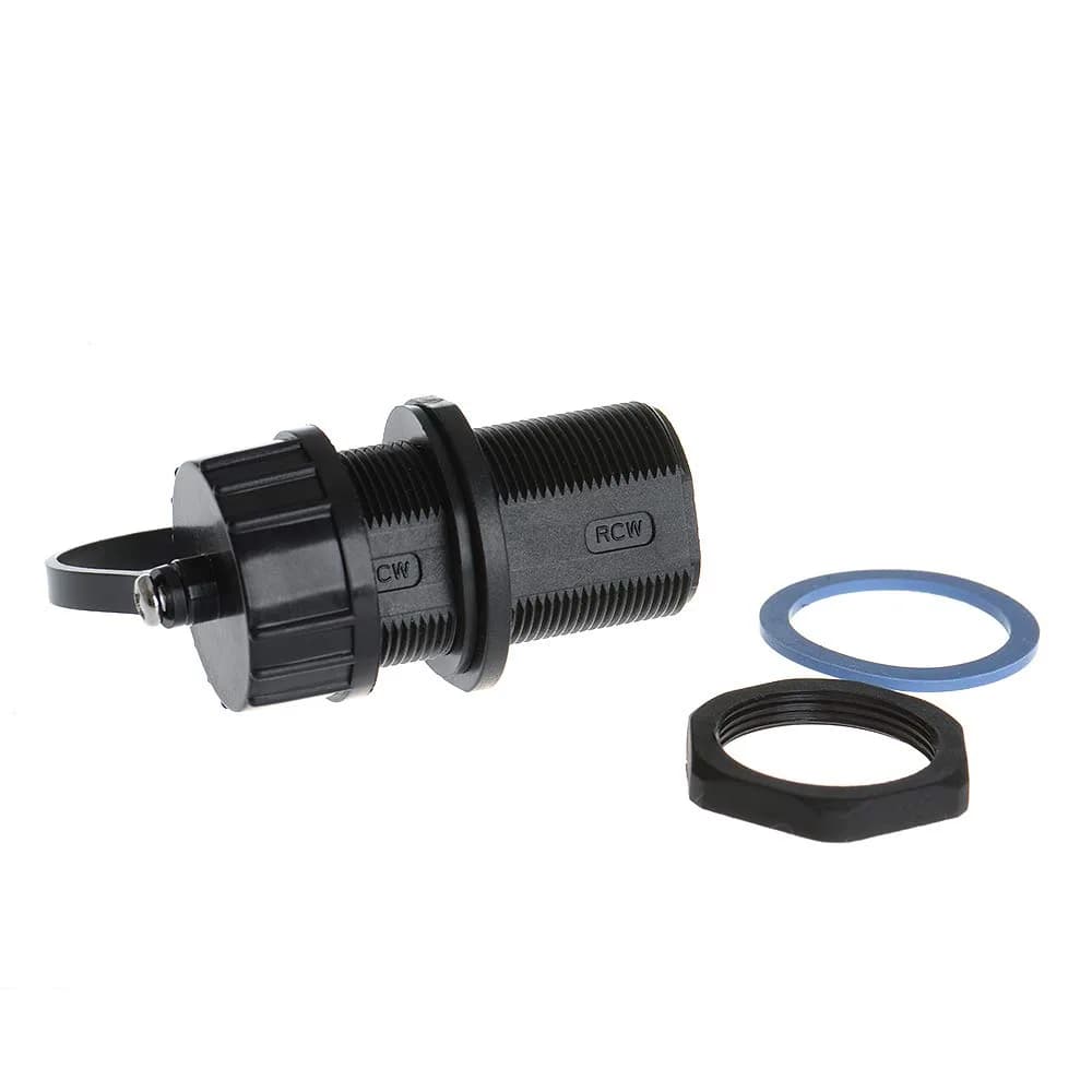 ANMBEST Shielded RJ45 Waterproof Panel Mount Connector (Pack of 20) | Industrial Ethernet Connectivity - view 3