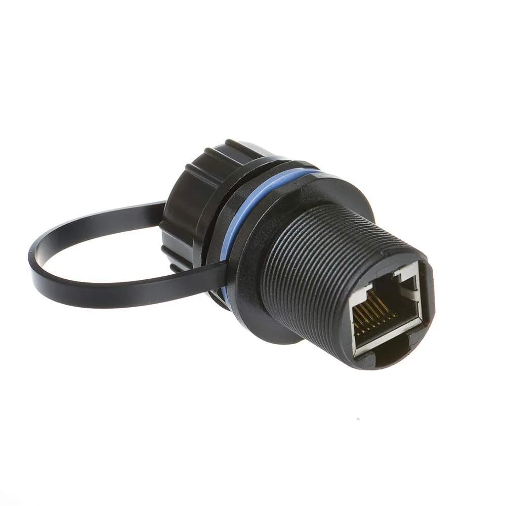 ANMBEST Shielded RJ45 Waterproof Panel Mount Connector (Pack of 20) | Industrial Ethernet Connectivity - view 4