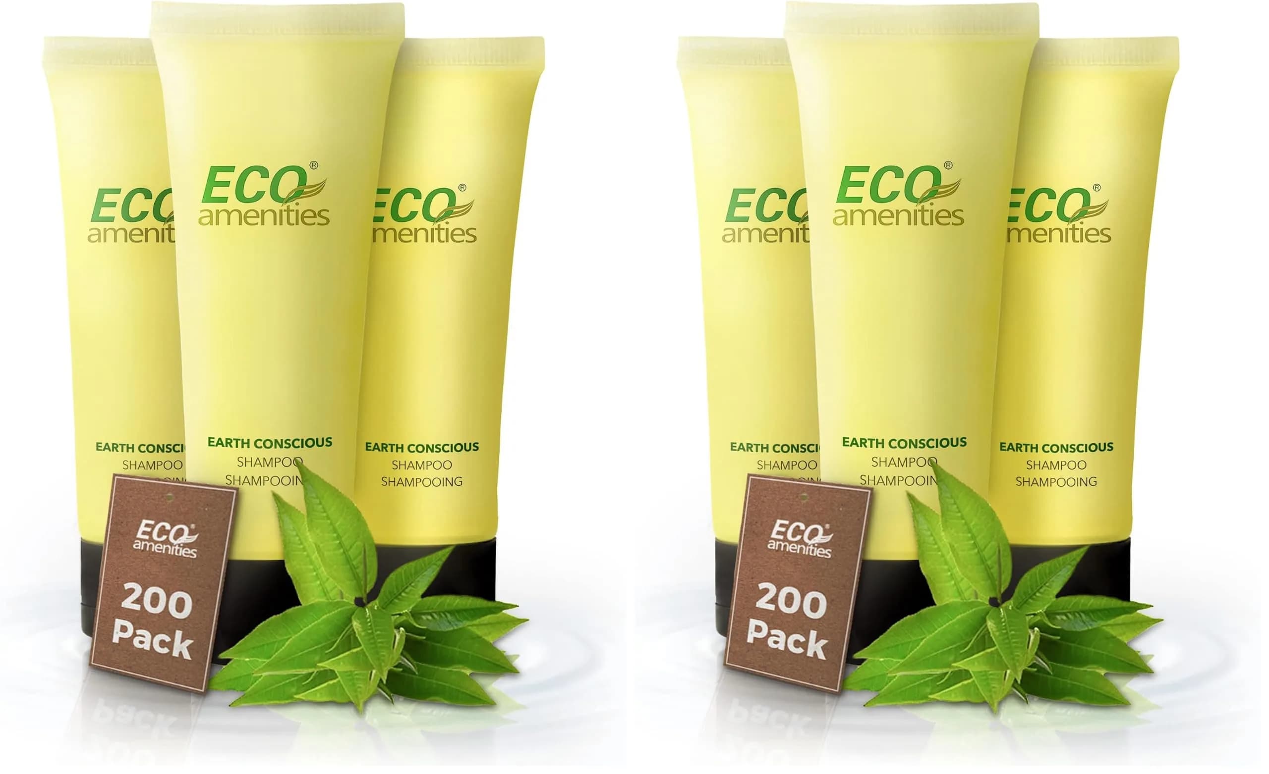 ECO amenities Travel Shampoo Tubes - 1 fl oz | TSA-Approved, Natural, Eco-Friendly