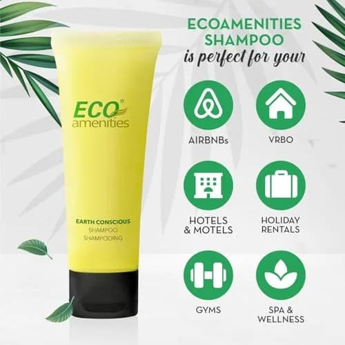 ECO amenities Travel Shampoo Tubes - 1 fl oz | TSA-Approved, Natural, Eco-Friendly thumbnail 2
