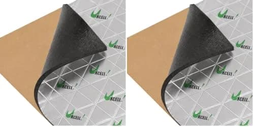 uxcell Sound Deadening Insulation Mat 10mm 6.5sqft (Pack of 2) | Reduces Car Noise & Heat thumbnail 1